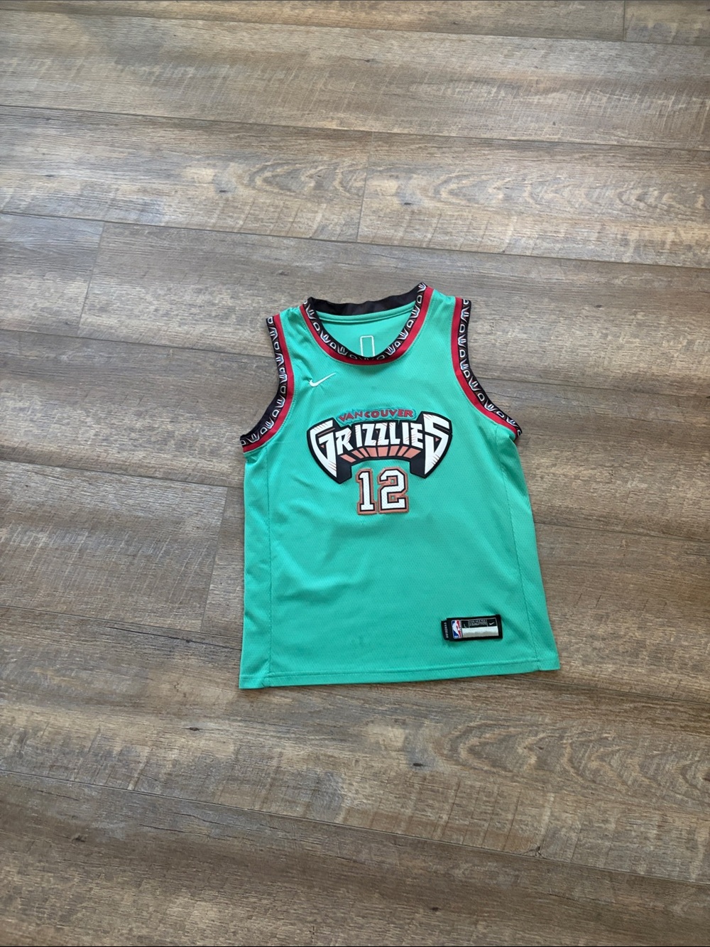 NBA Teal Vancouver Grizzlies #12 Ja Morant Youth Basketball Jersey